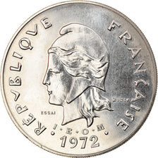 Coin, New Hebrides, 50 Francs, 1972, Paris, EF(40-45), Nickel, KM:E7