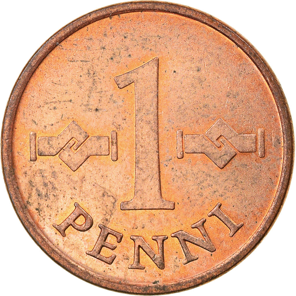 Münze, Finnland, Penni, 1967, SS, Kupfer, KM:44