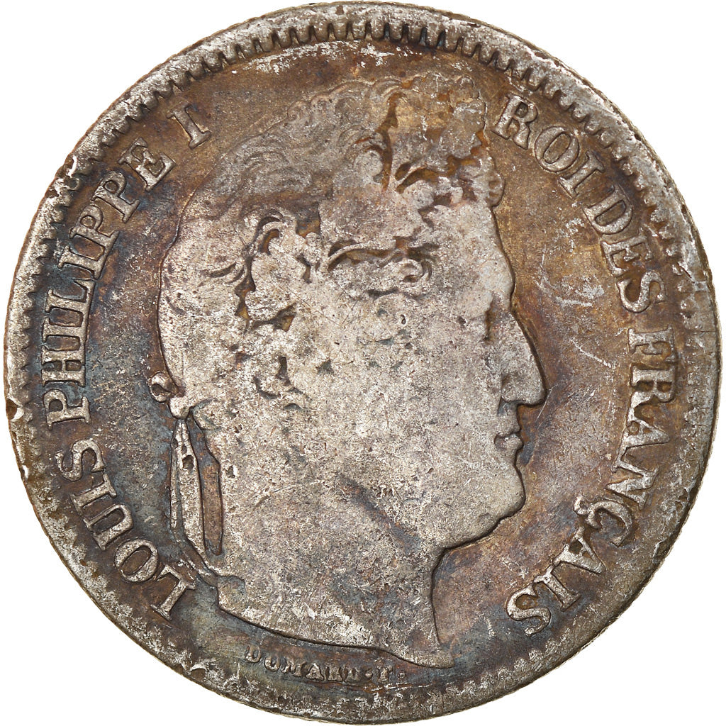 Münze, Frankreich, Louis-Philippe, 2 Francs, 1837, Rouen, SGE+, Silber