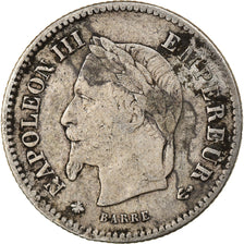 Coin, France, Napoleon III, Napoléon III, 20 Centimes, 1867, Paris, VF(30-35)