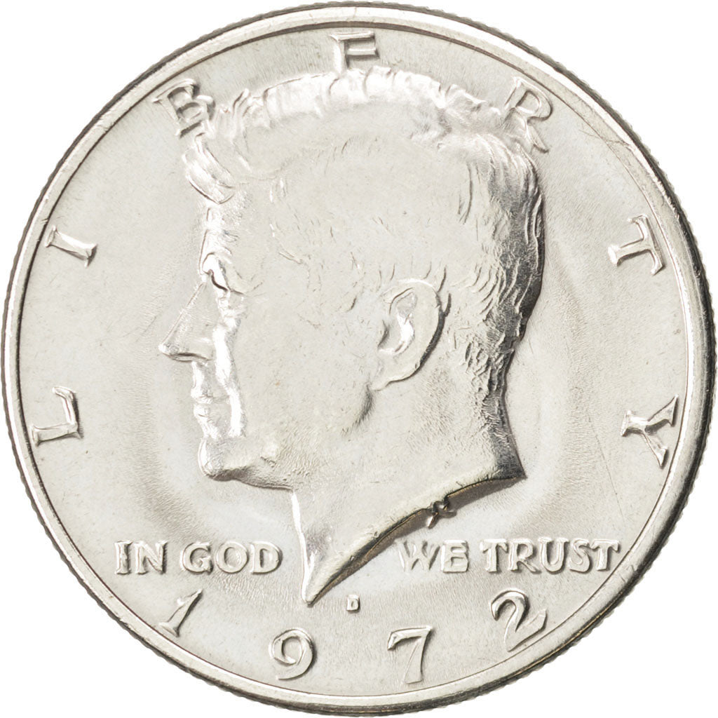 United States, Kennedy Half Dollar, 1/2 Dollar, 1972, Denver, KM #202b,...