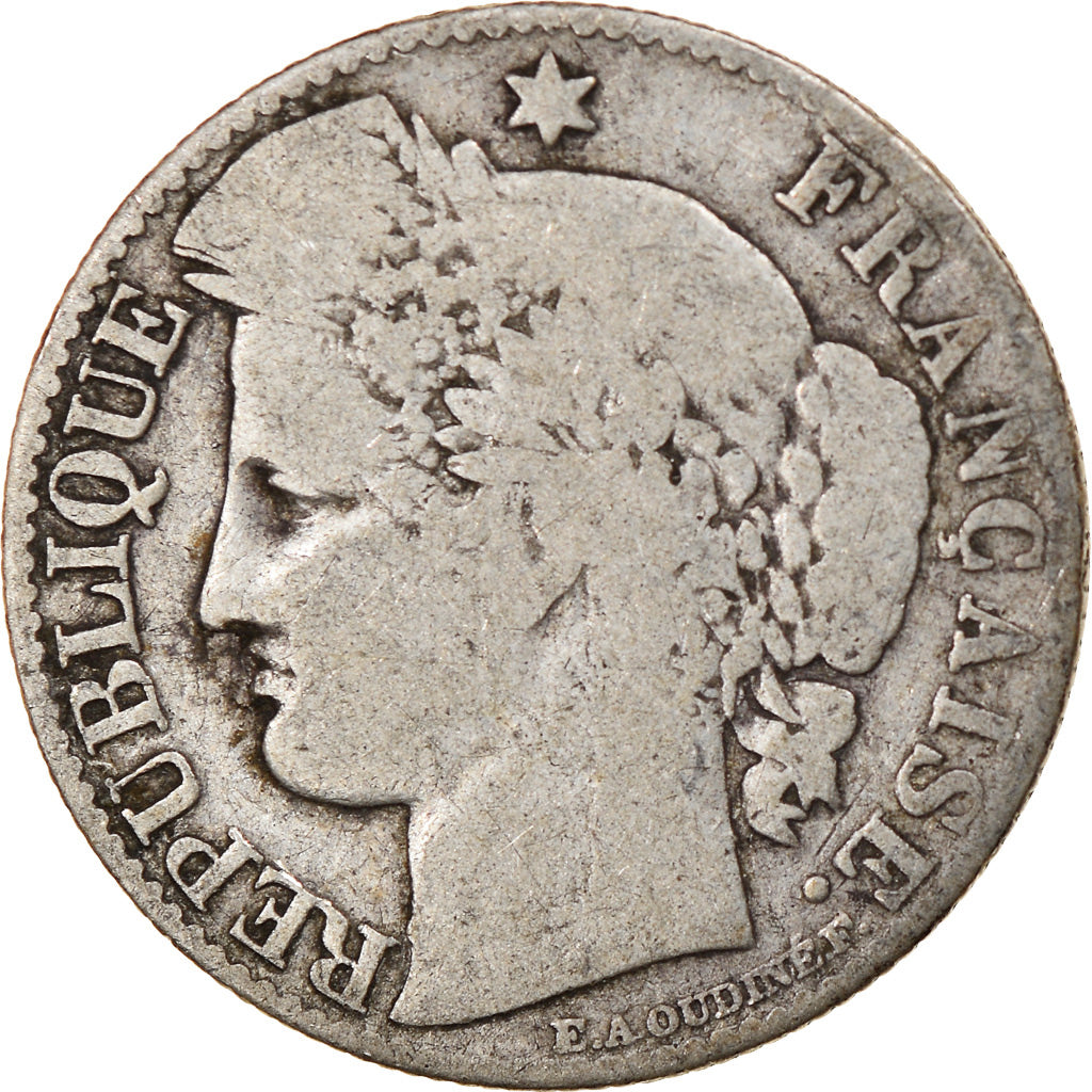 Moneta, Francia, Cérès, 50 Centimes, 1894, Paris, MB+, Argento, KM:834.1