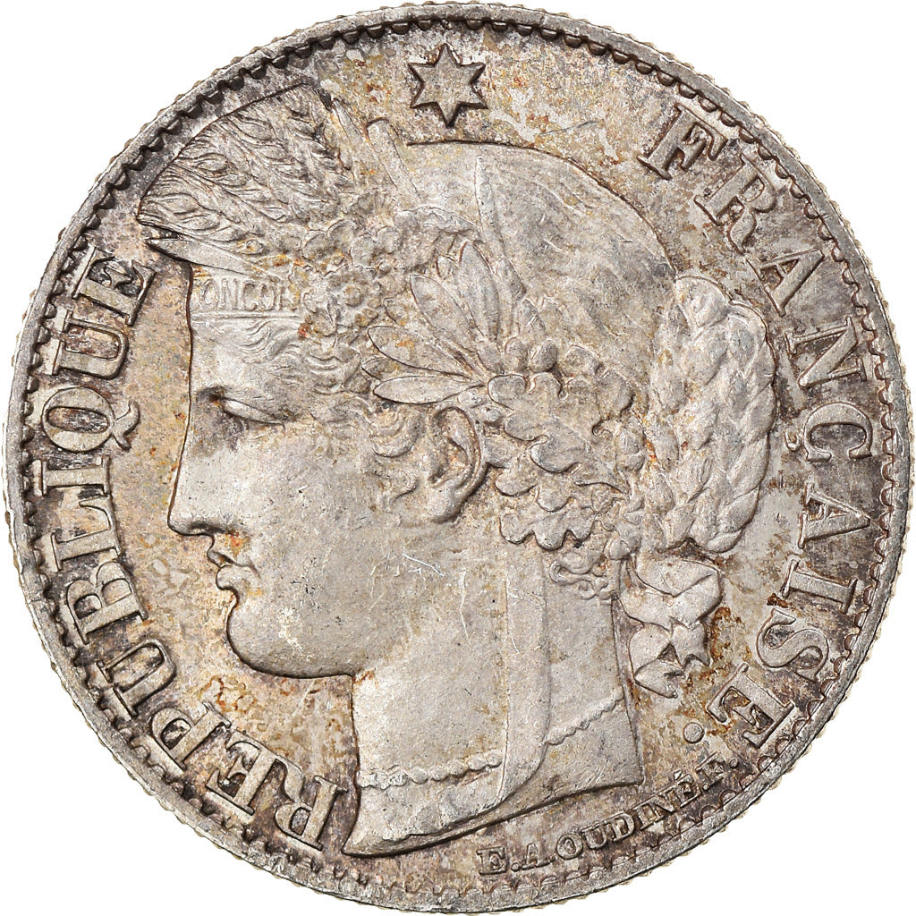 Munten, Frankrijk, Cérès, 50 Centimes, 1894, Paris, PR, Zilver, KM:834.1