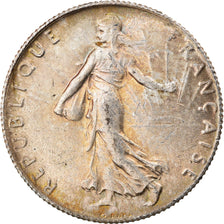 Moneta, Francia, Semeuse, 50 Centimes, 1920, Paris, BB+, Argento, KM:854