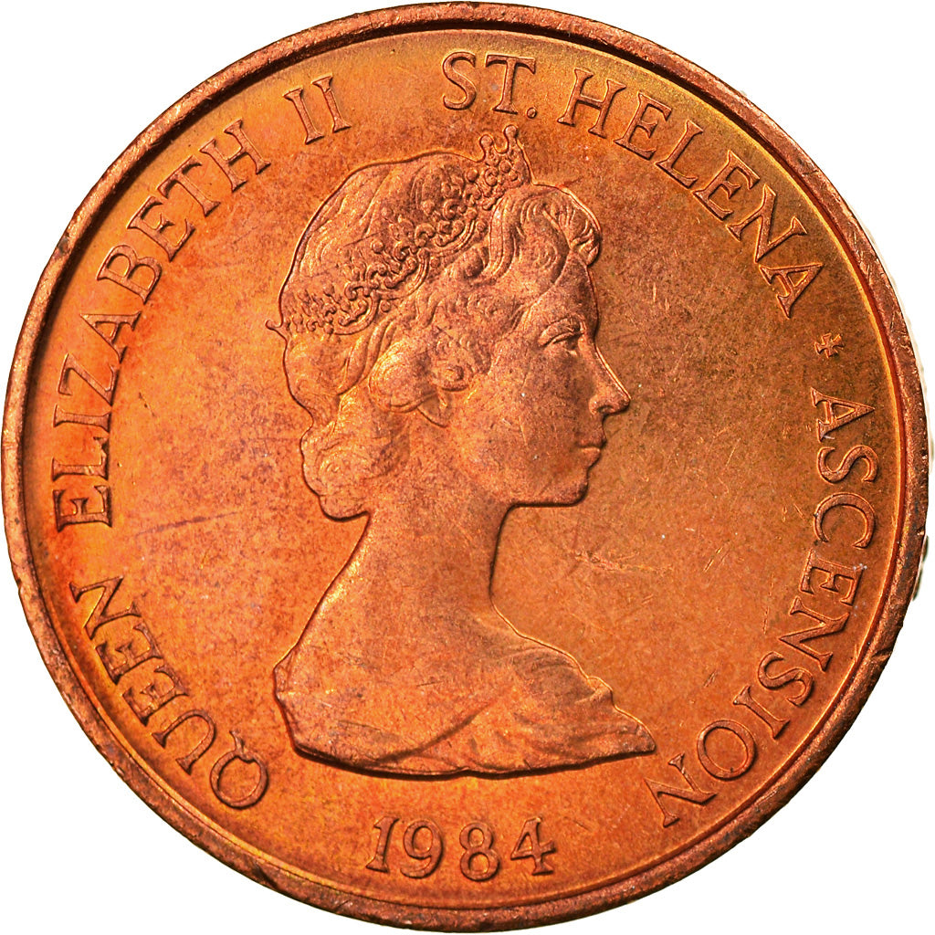 Coin, SAINT HELENA & ASCENSION, Elizabeth II, Penny, 1984, British Royal Mint