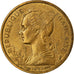 Coin, Réunion, 10 Francs, 1955, EF(40-45), Aluminum-Bronze, KM:10