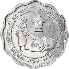 Coin, INDIA-REPUBLIC, 10 Paise, 1980, EF(40-45), Aluminum, KM:27.3