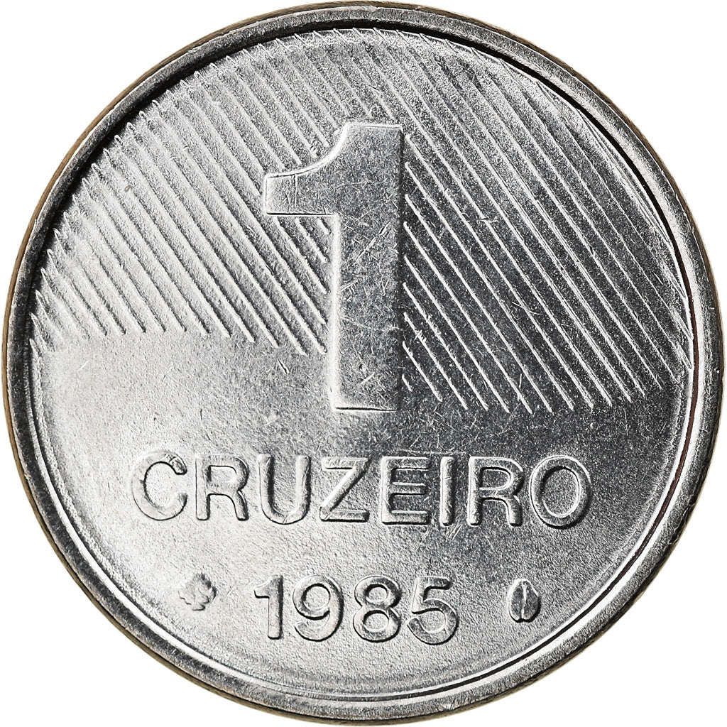 Coin, Brazil, Cruzeiro, 1985, EF(40-45), Stainless Steel, KM:598