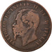 Moneda, Italia, Vittorio Emanuele II, 10 Centesimi, 1867, Birmingham, BC+