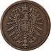 Coin, GERMANY - EMPIRE, Wilhelm I, 2 Pfennig, 1875, Darmstadt, EF(40-45)