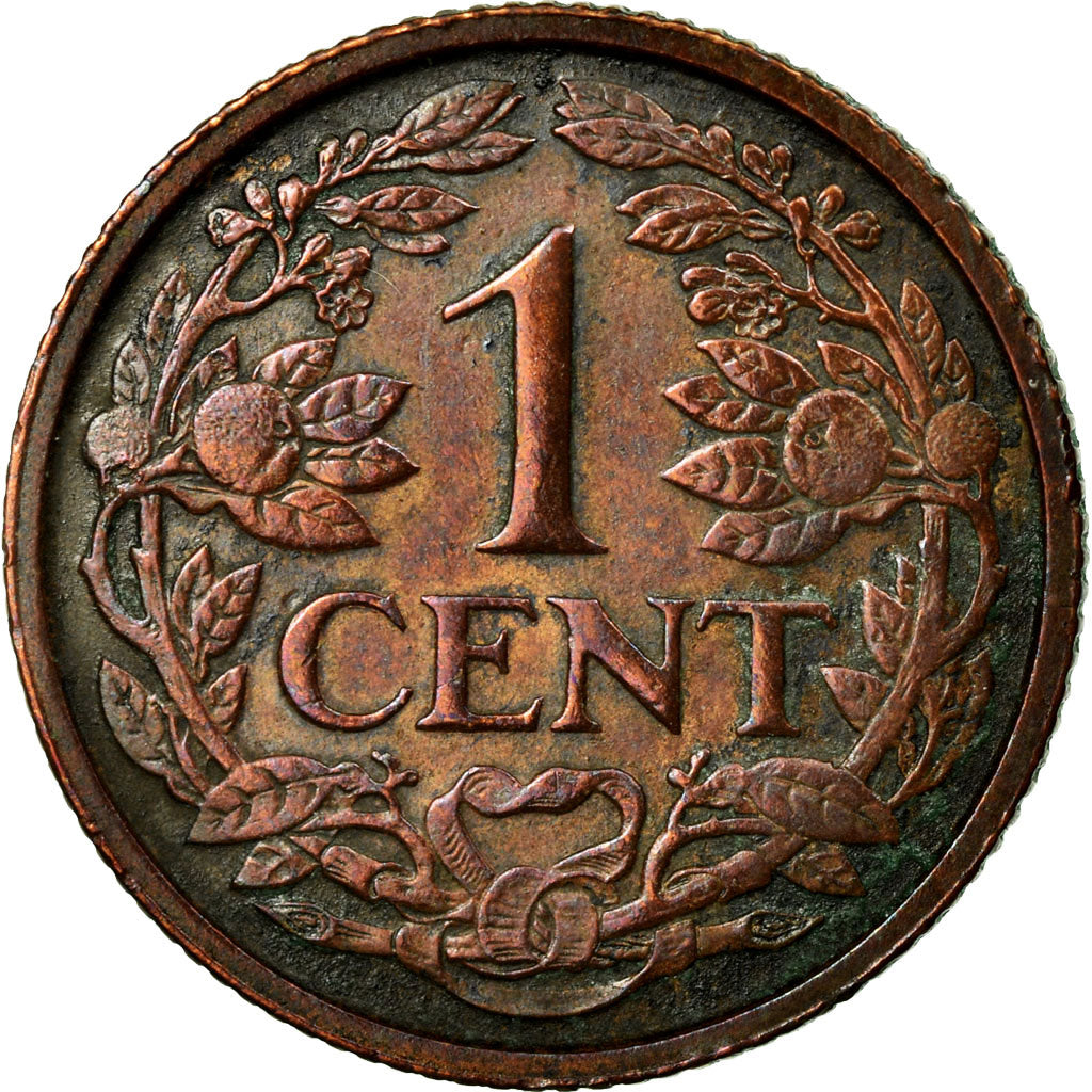 Coin, Netherlands, Wilhelmina I, Cent, 1929, EF(40-45), Bronze, KM:152