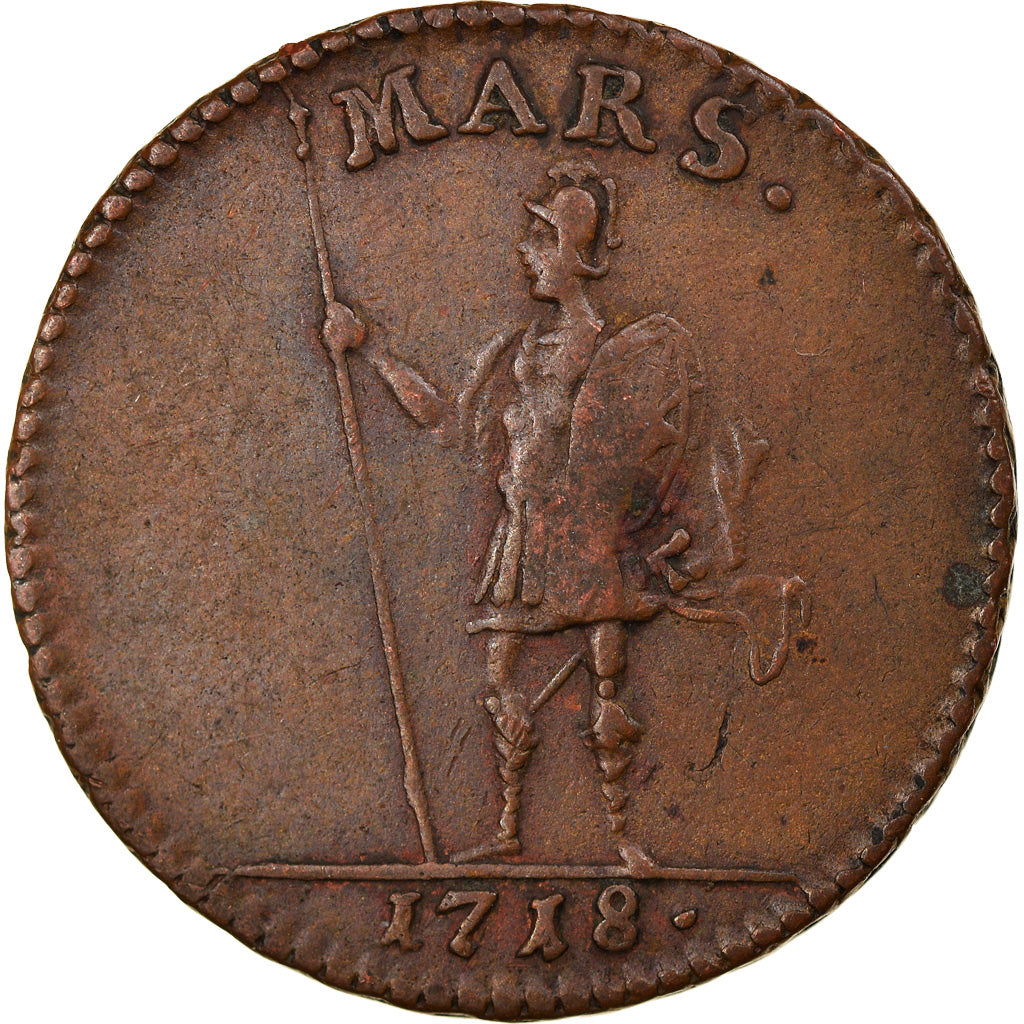 Coin, Sweden, Carl XII, Daler, 1718, VF(30-35), Copper, KM:360