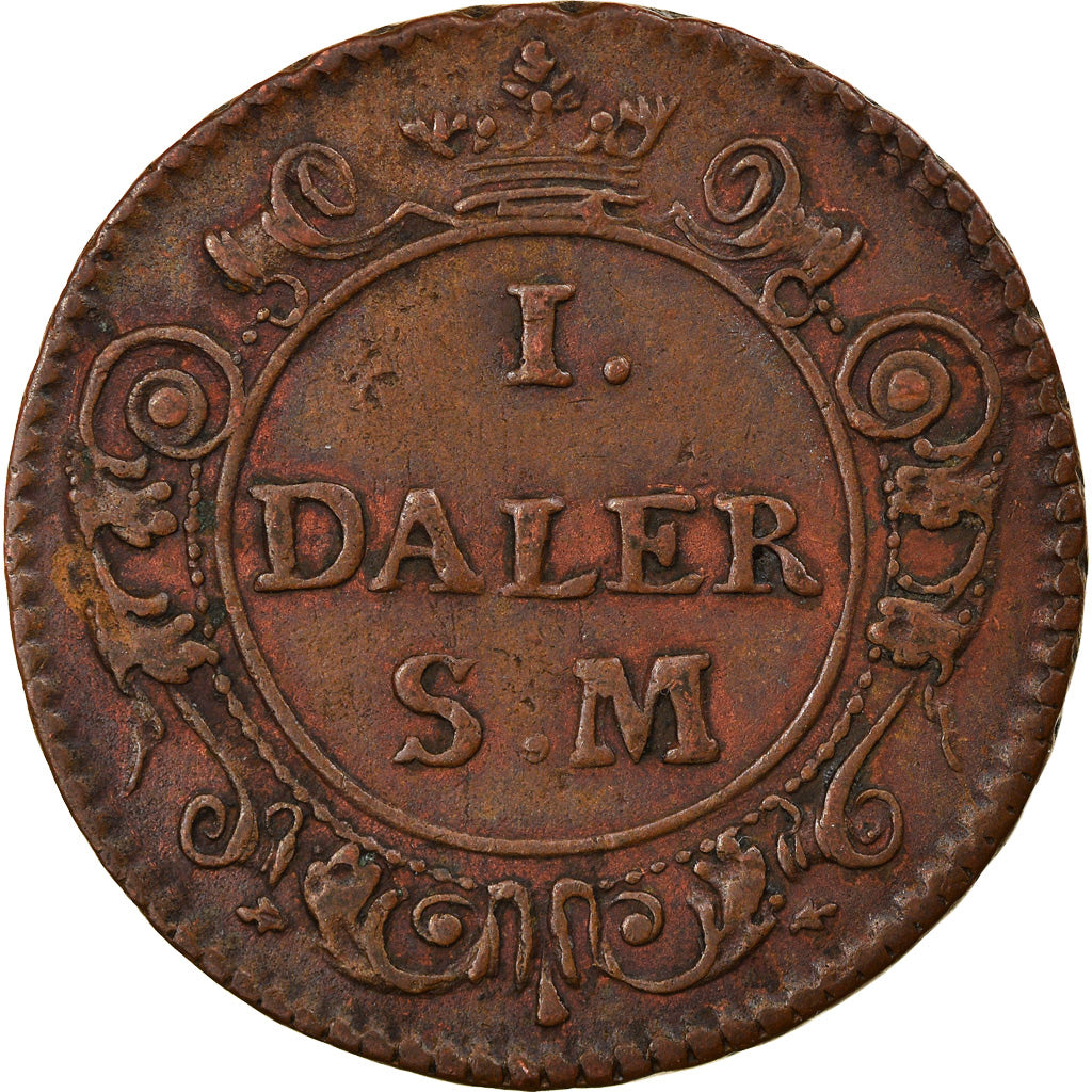 Coin, Sweden, Carl XII, Daler, 1718, VF(30-35), Copper, KM:360