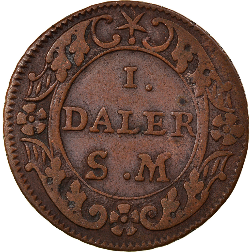 Coin, Sweden, Carl XII, Daler, 1718, VF(30-35), Copper, KM:359