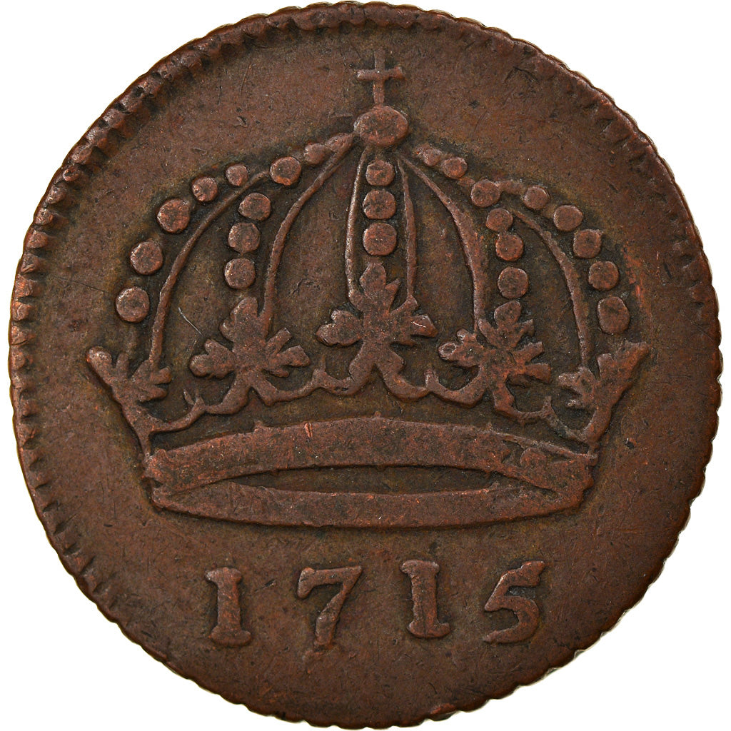 Coin, Sweden, Carl XII, Daler, 1715, VF(30-35), Copper, KM:352
