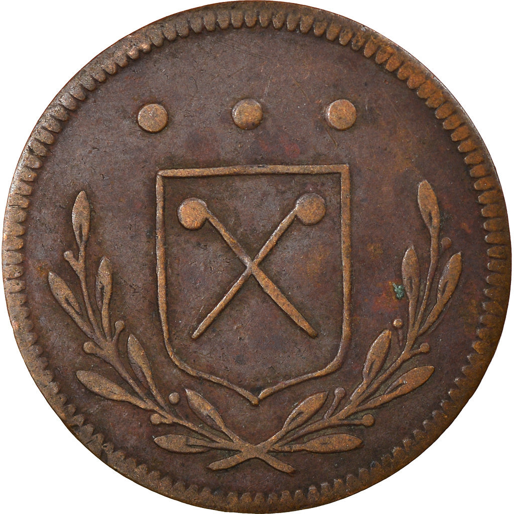 Coin, German States, FRANKFURT AM MAIN, Theler, 1807, VF(30-35), Copper, KM:Tn1
