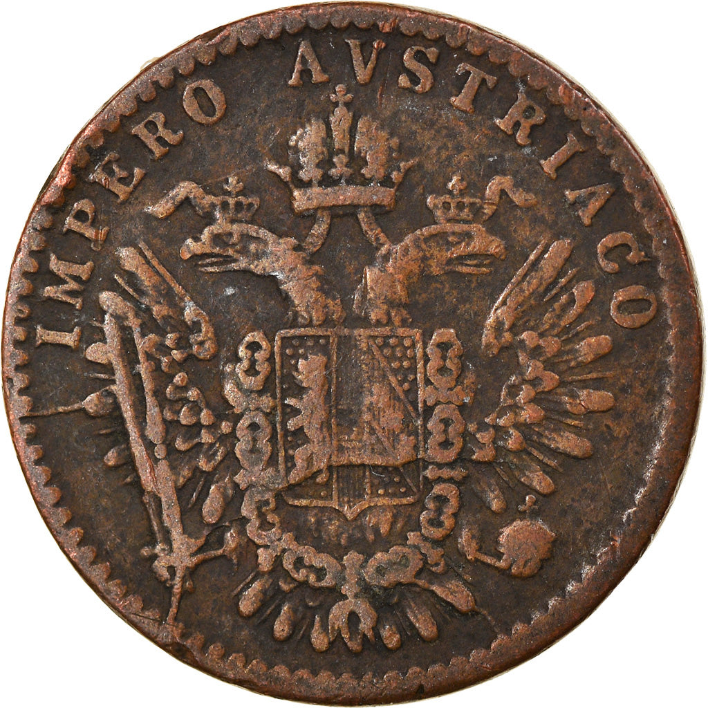Monnaie, États italiens, LOMBARDY-VENETIA, 3 Centesimi, 1852, Venice, TTB