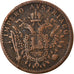 Monnaie, États italiens, LOMBARDY-VENETIA, 3 Centesimi, 1852, Venice, TTB
