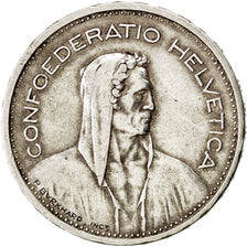 SWITZERLAND, 5 Francs, 1935, Bern, KM #40, VF(30-35), Silver, 31.45, 14.95