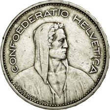 Coin, Switzerland, 5 Francs, 1935, Bern, EF(40-45), Silver, KM:40