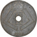 Coin, Belgium, 25 Centimes, 1943, VF(20-25), Zinc, KM:131