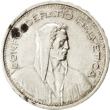 Coin, Switzerland, 5 Francs, 1953, Bern, EF(40-45), Silver, KM:40