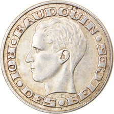 Moneta, Belgio, 50 Francs, 50 Frank, 1958, Brussels, MB+, Argento, KM:150.1
