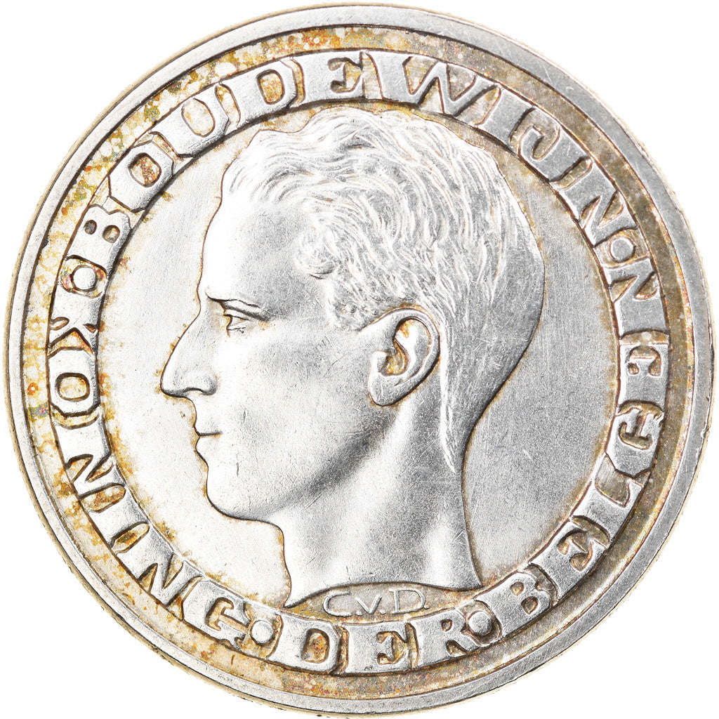 Coin, Belgium, 50 Francs, 50 Frank, 1958, Brussels, EF(40-45), Silver, KM:151.1