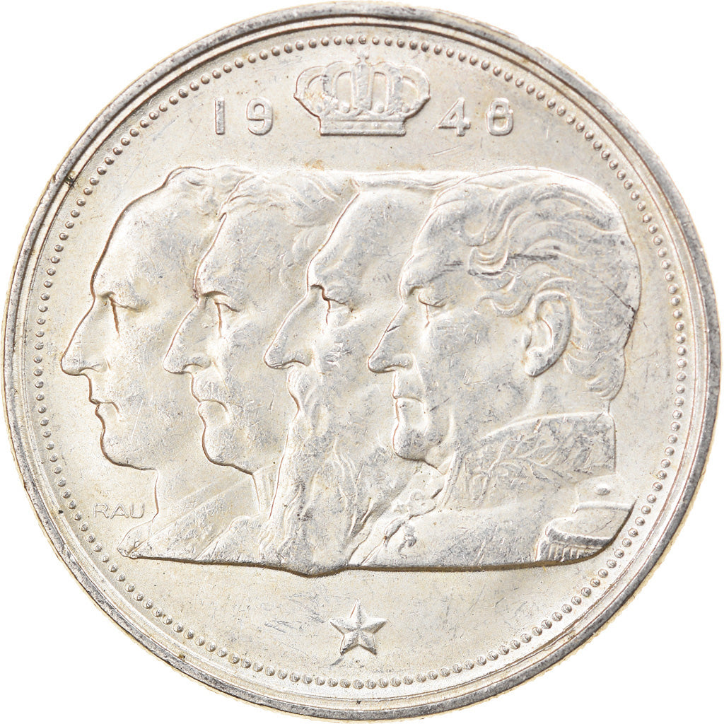 Coin, Belgium, 100 Francs, 100 Frank, 1948, EF(40-45), Silver, KM:138.1