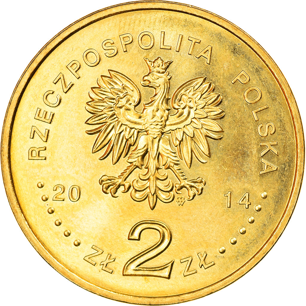Munten, Polen, 2 Zlote, 2014, Warsaw, ZF, Tin