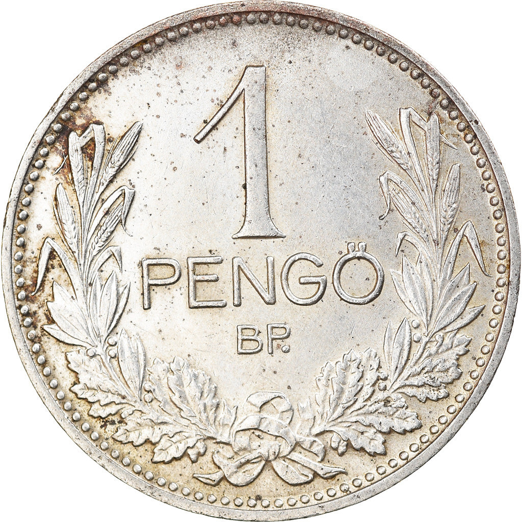 Coin, Hungary, Pengo, 1937, Budapest, EF(40-45), Silver, KM:510