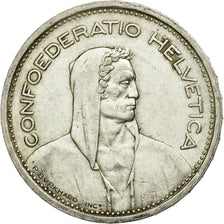 Coin, Switzerland, 5 Francs, 1954, Bern, AU(50-53), Silver, KM:40