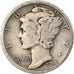 Moneta, Stati Uniti, Mercury Dime, Dime, 1918, U.S. Mint, Philadelphia, MB+