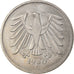 Coin, GERMANY - FEDERAL REPUBLIC, 5 Mark, 1980, Stuttgart, EF(40-45)
