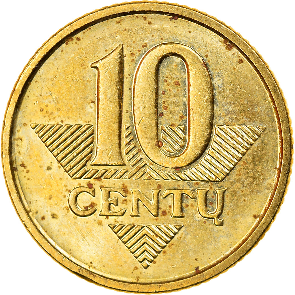 Coin, Lithuania, 10 Centu, 2008, EF(40-45), Nickel-brass, KM:106