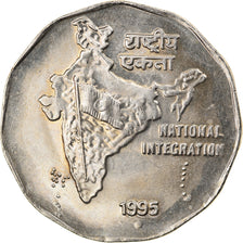 Coin, INDIA-REPUBLIC, 2 Rupees, EF(40-45), Copper-nickel, KM:121.3