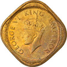 Coin, INDIA-BRITISH, George VI, 1/2 Anna, 1943, Calcutta, EF(40-45)