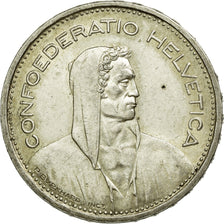 Coin, Switzerland, 5 Francs, 1954, Bern, AU(55-58), Silver, KM:40