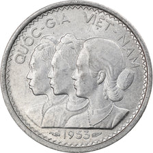 Münze, Vietnam, STATE OF SOUTH VIET NAM, 10 Su, 1953, Paris, SS, Aluminium