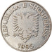 Moneta, Albania, 5 Lekë, 1995, Rome, BB, Acciaio placcato nichel, KM:76