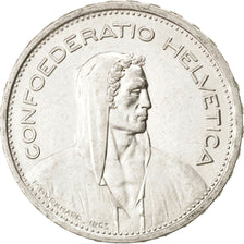 SWITZERLAND, 5 Francs, 1954, Bern, KM #40, MS(60-62), Silver, 31.45, 14.97