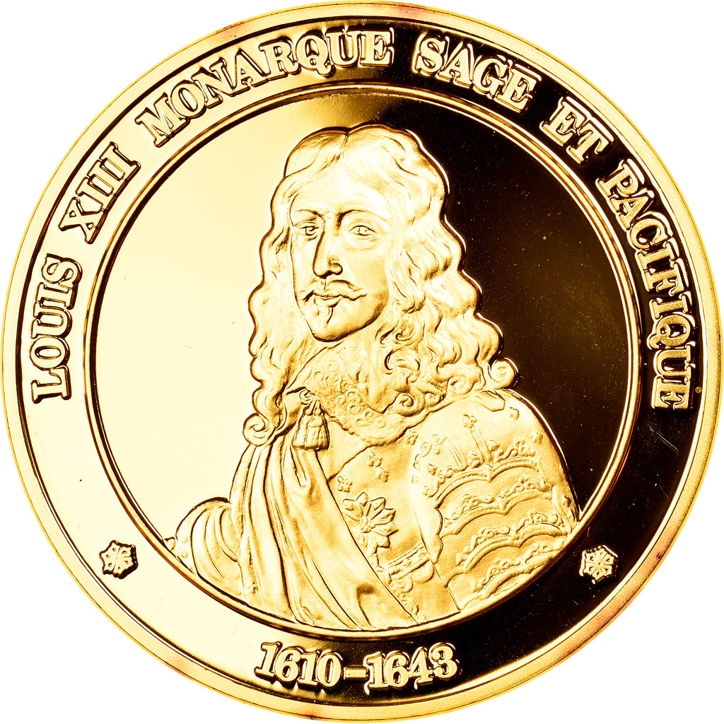 France, Medal, Louis XIII , Le Juste, History, MS(65-70), Vermeil
