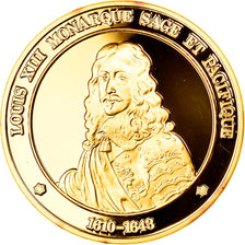 France, Medal, Louis XIII , Le Juste, History, MS(65-70), Vermeil