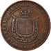 Coin, ITALIAN STATES, TUSCANY, Provisional Government, 5 Centesimi, 1859