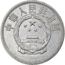 Coin, CHINA, PEOPLE'S REPUBLIC, 5 Fen, 1956, VF(30-35), Aluminum, KM:3