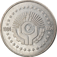 Coin, Algeria, 5 Dinars, 1984, Paris, VF(30-35), Nickel, KM:114