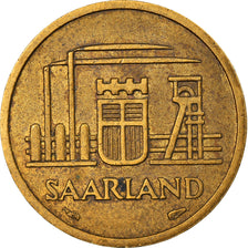 Coin, SAARLAND, 10 Franken, 1954, Paris, VF(30-35), Aluminum-Bronze, KM:1