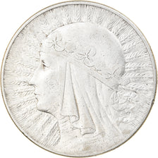 Coin, Poland, 10 Zlotych, 1932, Warsaw, VF(20-25), Silver, KM:22