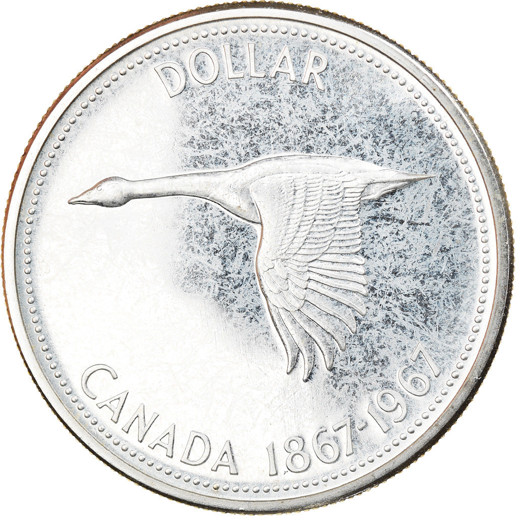 Coin, Canada, Elizabeth II, Dollar, 1967, Royal Canadian Mint, Ottawa