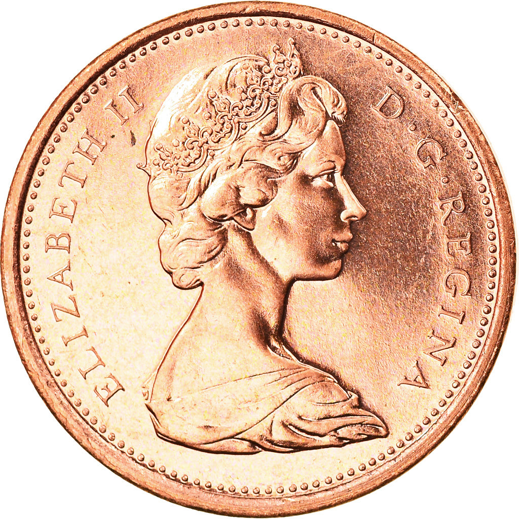 Moneda, Canadá, Elizabeth II, Cent, 1967, Royal Canadian Mint, Ottawa, EBC